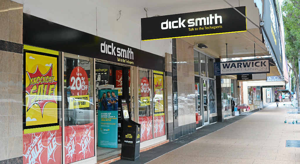 TURNED AWAY: Receivers for Dick Smith will not be honouring gift cards purchased prior to their appointment.